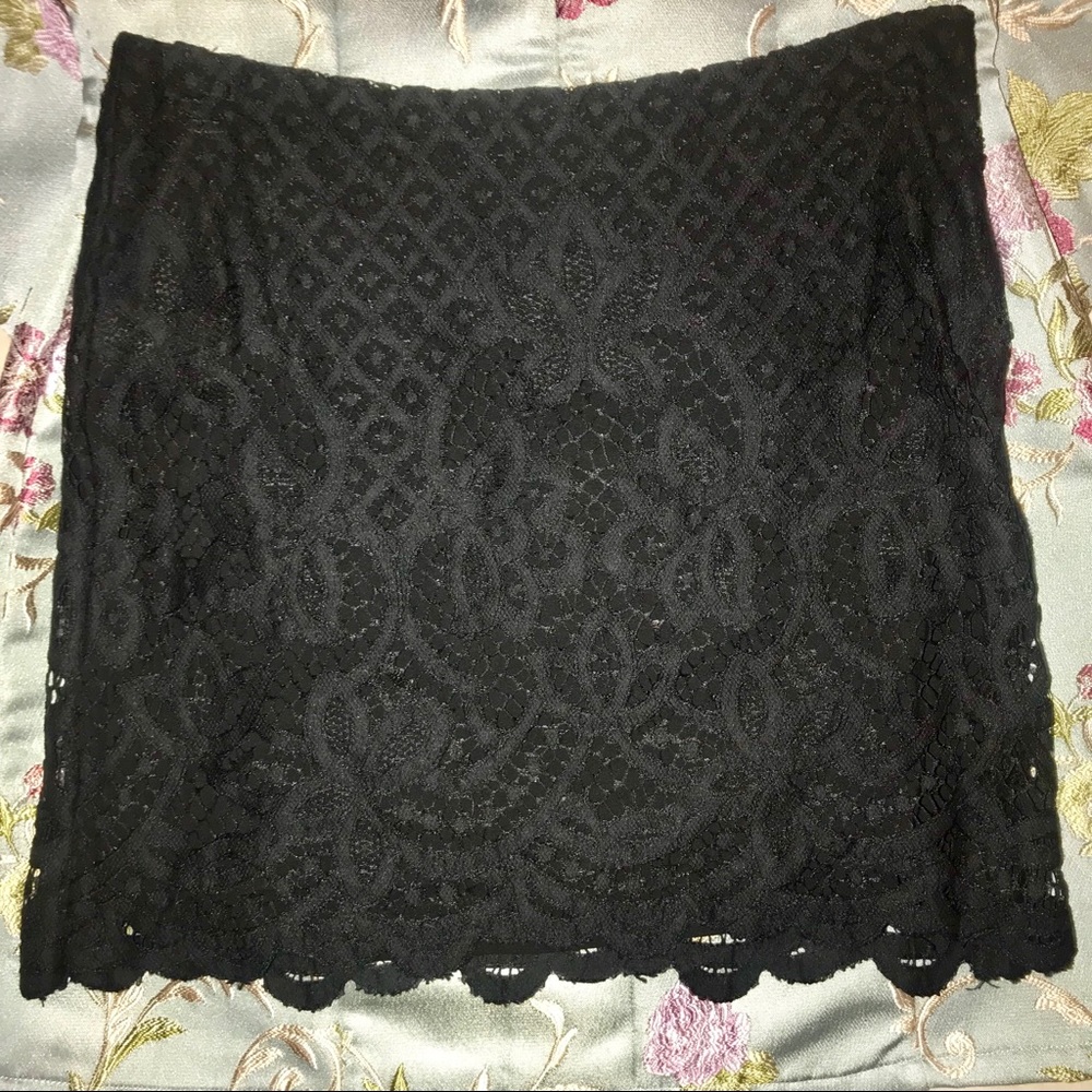 Free people Lace mini skirt
